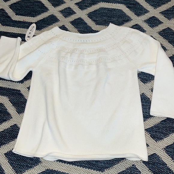 All white S&P sweater size XL - Picture 4 of 9